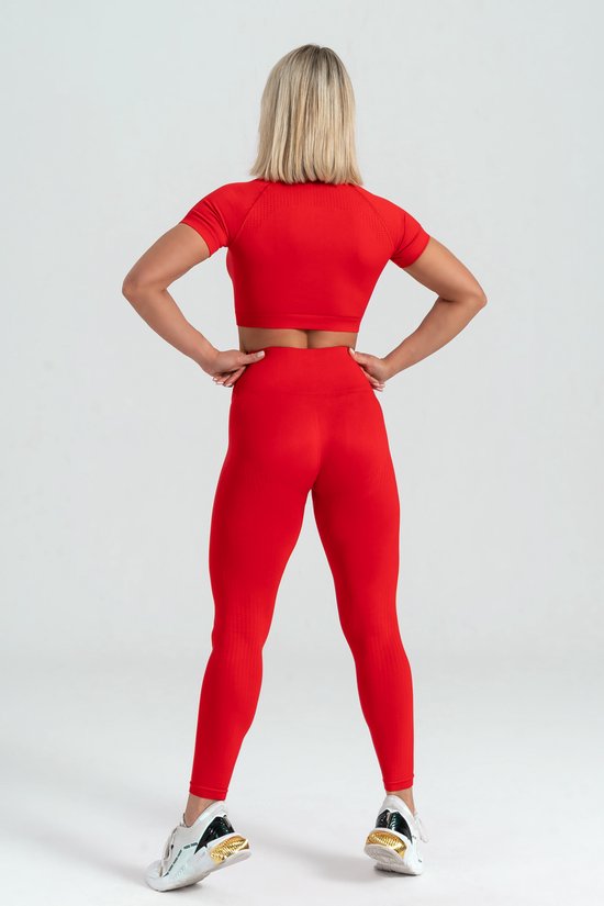 ROOD KORTE MOUWEN
