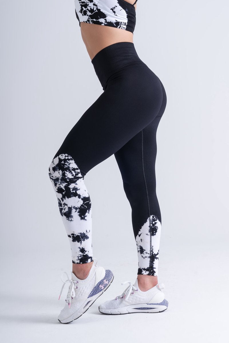 ZWART BATIK SPORTLEGGING DAMES