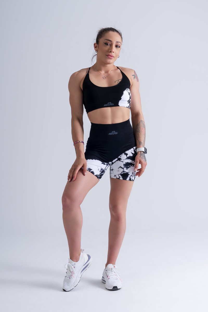 ZWART BATIK SHORT & BRA